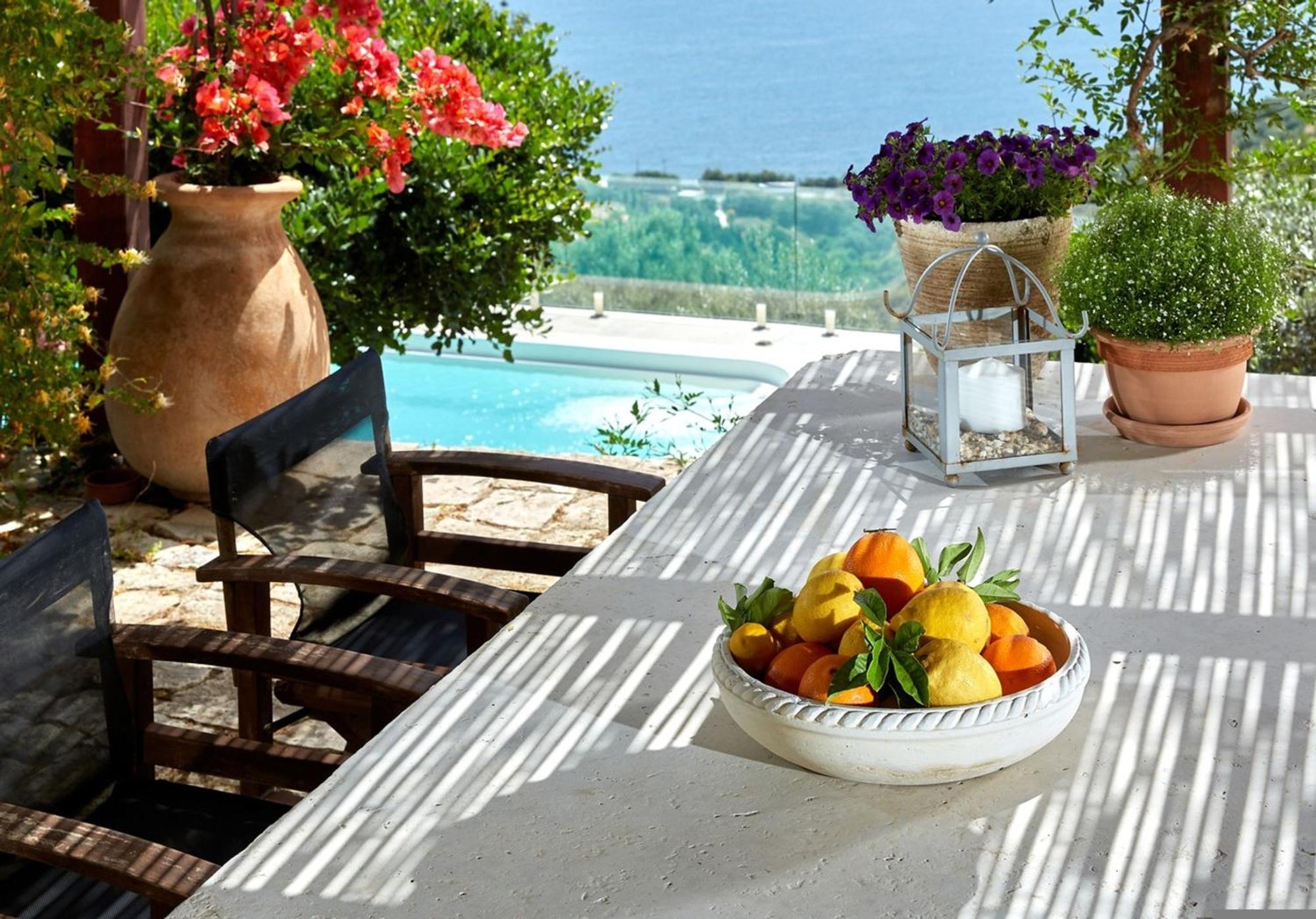 Villa Vollard With Amazing View Pool 이라클리온 외부 사진