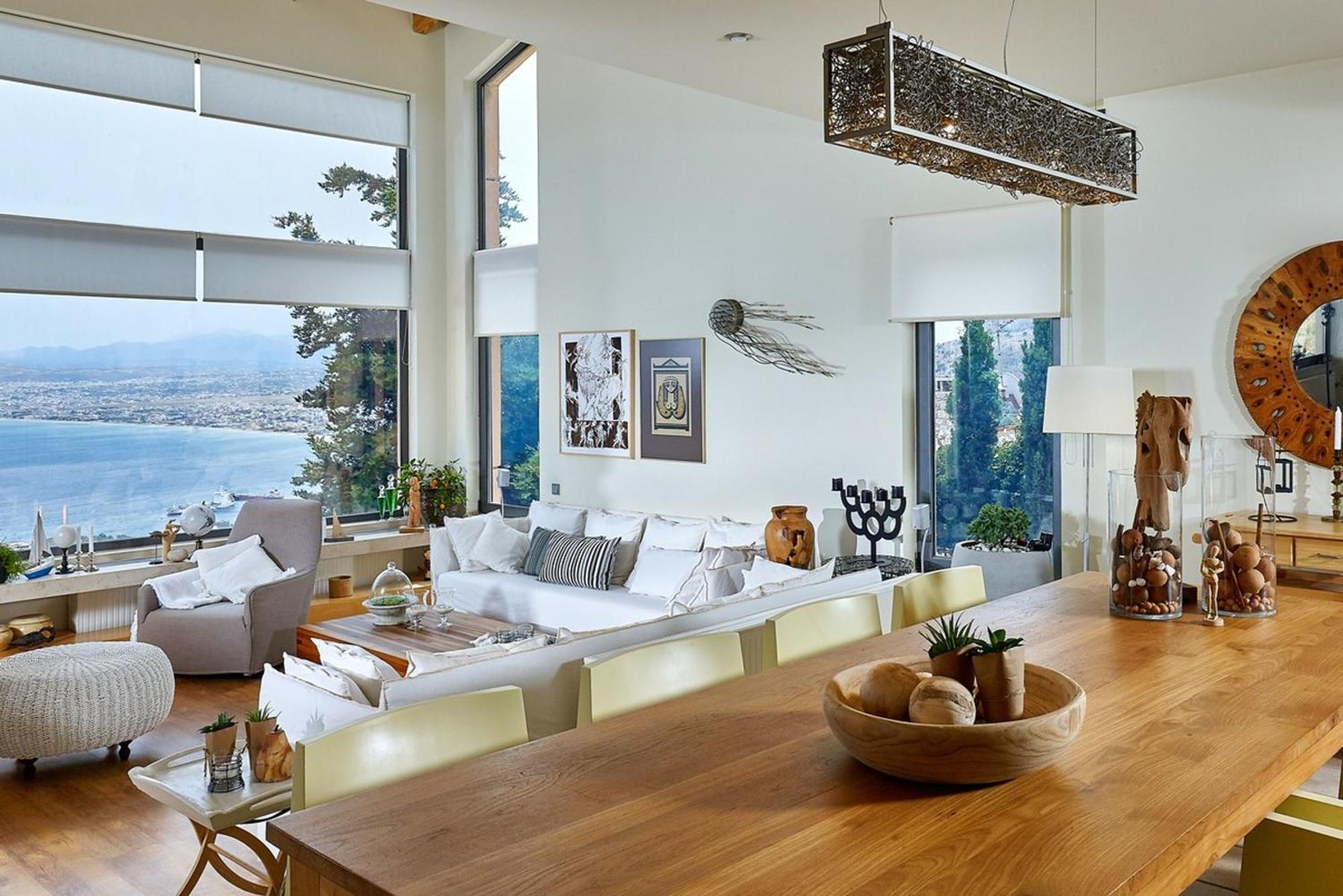 Villa Vollard With Amazing View Pool 이라클리온 외부 사진