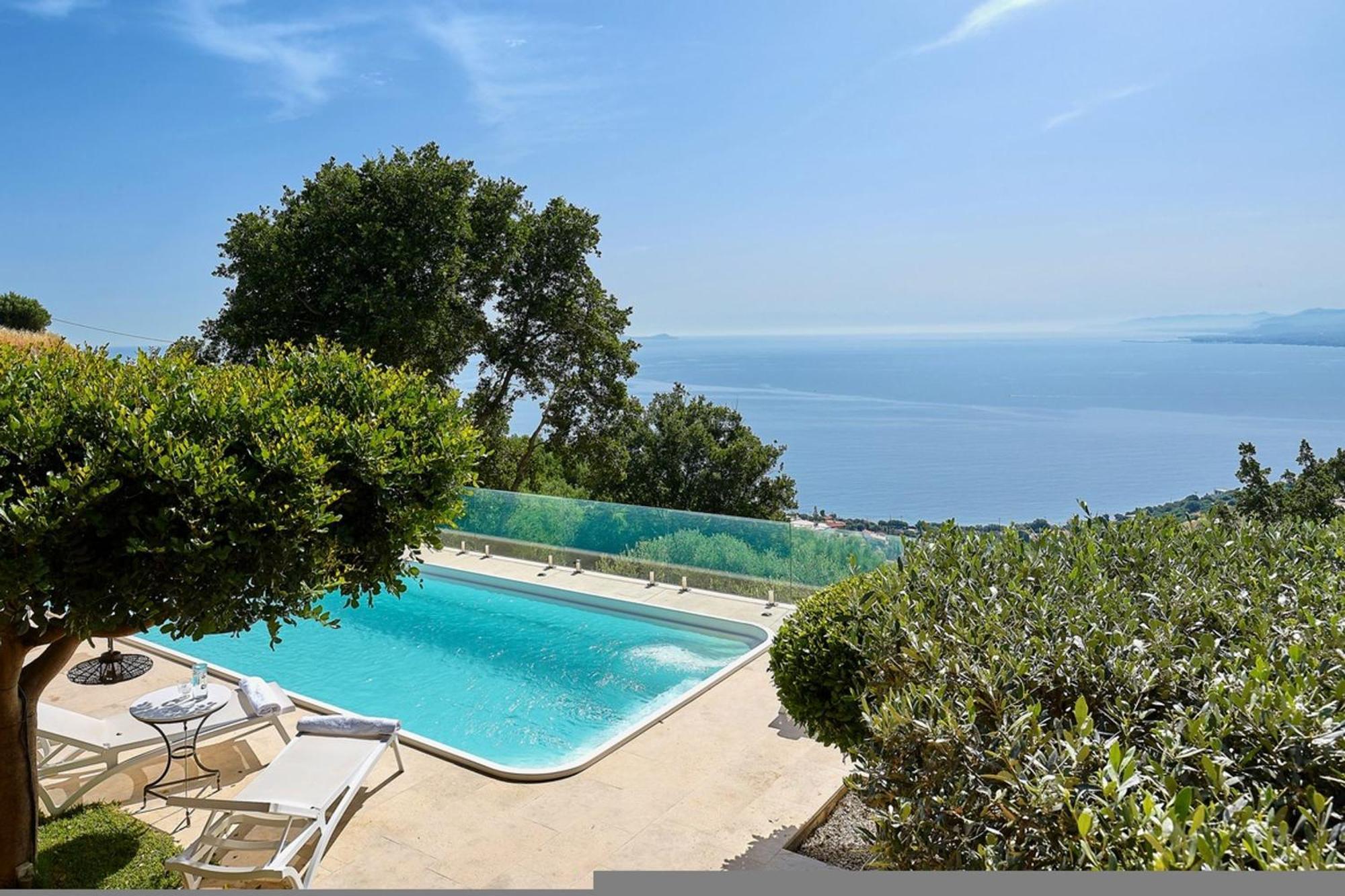 Villa Vollard With Amazing View Pool 이라클리온 외부 사진