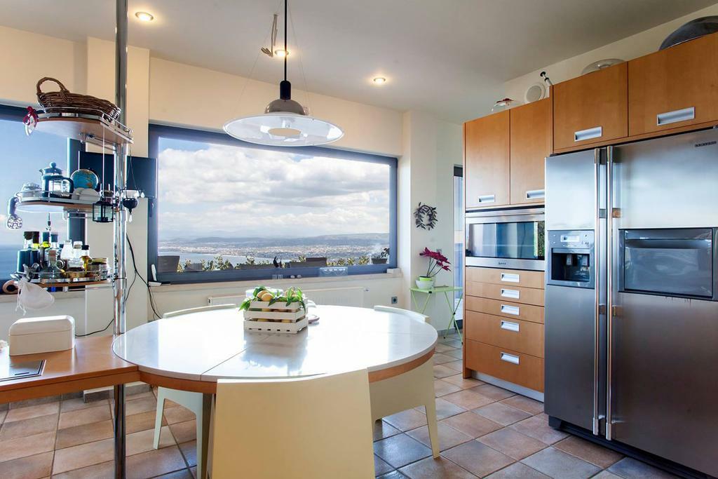 Villa Vollard With Amazing View Pool 이라클리온 내부 사진