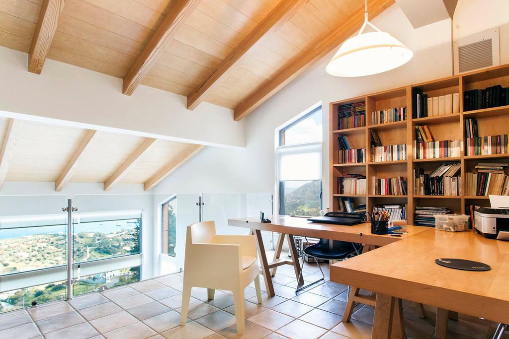 Villa Vollard With Amazing View Pool 이라클리온 내부 사진