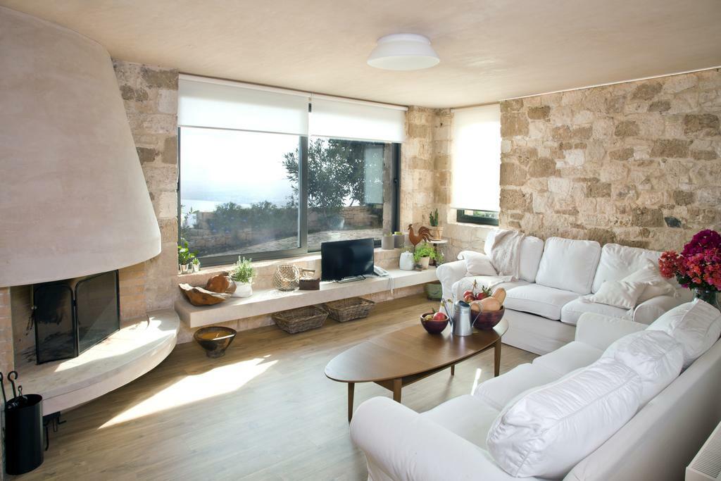 Villa Vollard With Amazing View Pool 이라클리온 내부 사진